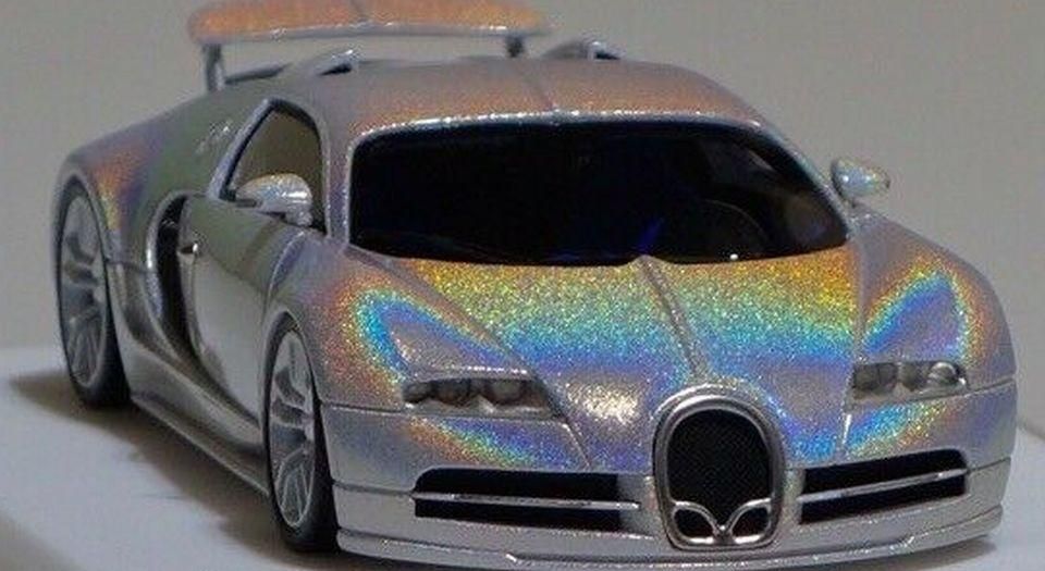 1/43 M.S. Bugatti Mansory Vincero Fantasy White - 【MR BBR