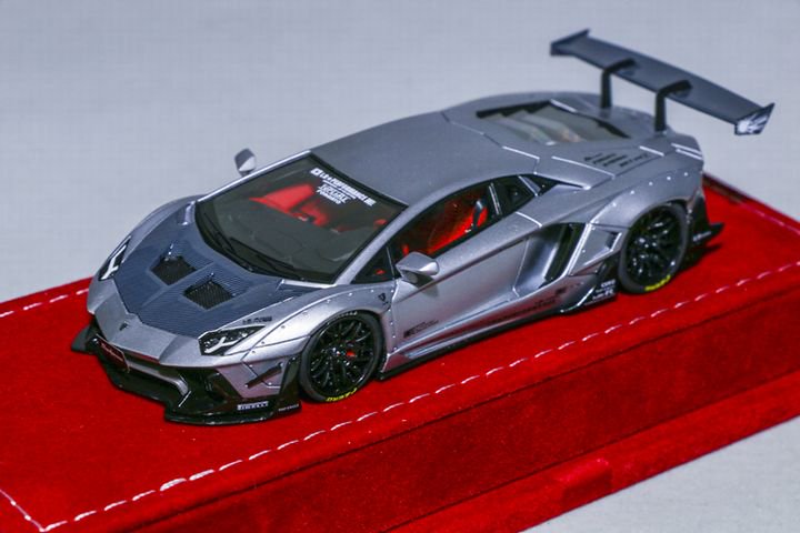 1/43 FUELME MODEL LB Aventador V2.0 Metal grey - 【MR BBR MakeUp LOOKSMART  D&Gなどのミニカー専門店】 ヴェルデ