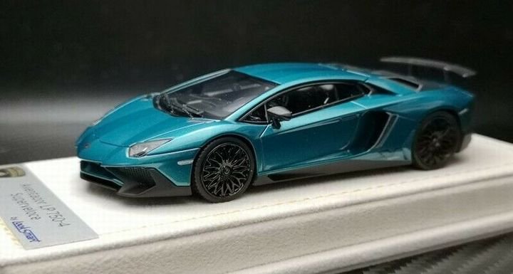 1/43 Looksmart Lamborghini Aventador SV LP750-4 Atermis Green - 【MR BBR  MakeUp LOOKSMART D&Gなどのミニカー専門店】 ヴェルデ