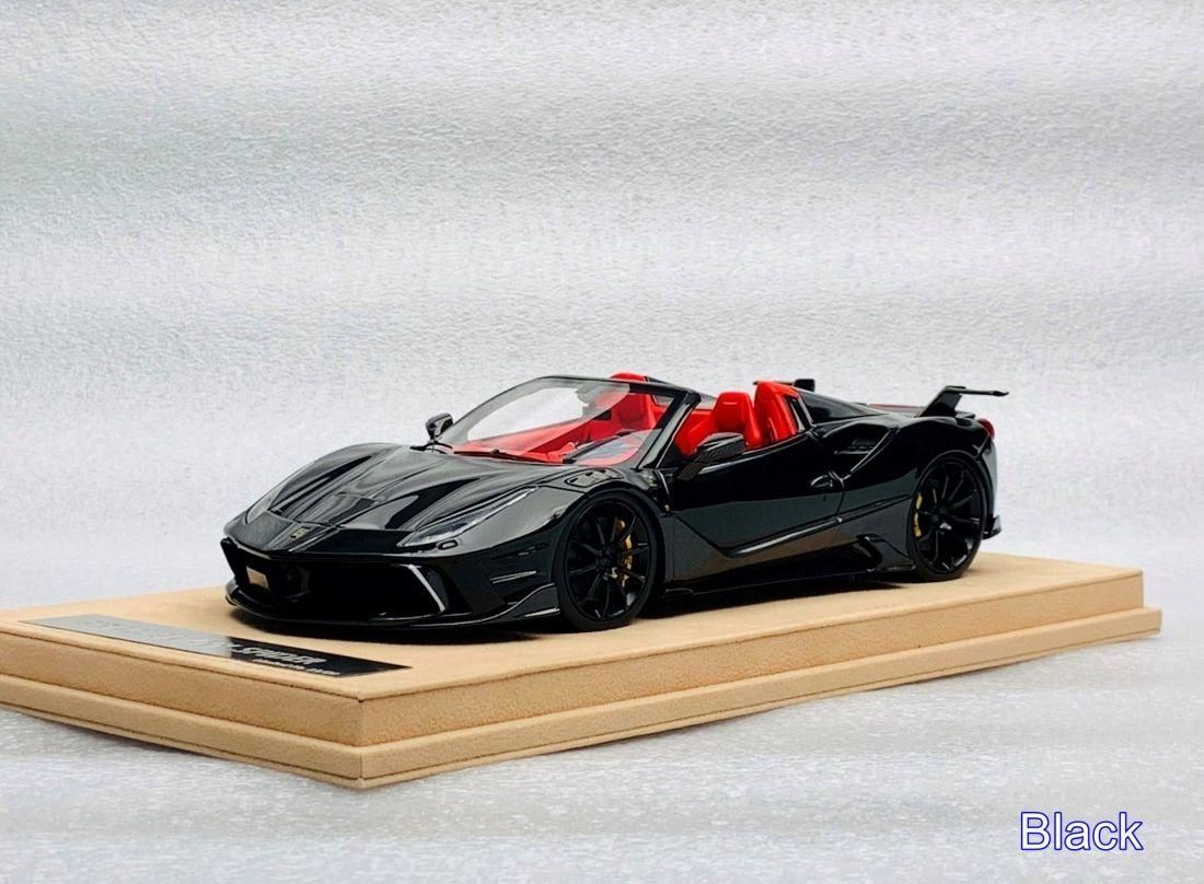 1/18 Mansory Ferrari 4XX Siracusa Spider Black - 【MR BBR