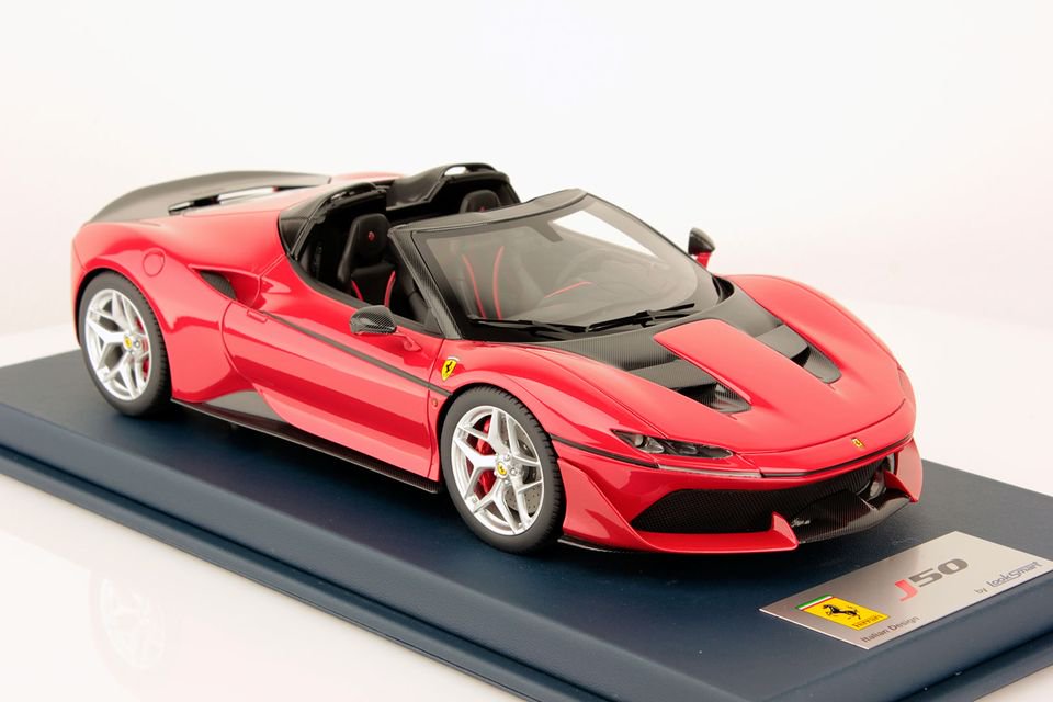 1/18 LOOKSMART Ferrari J50 Rosso TRS Shiny Rosso TRS Shiny - 【MR BBR MakeUp  LOOKSMART D&Gなどのミニカー専門店】 ヴェルデ