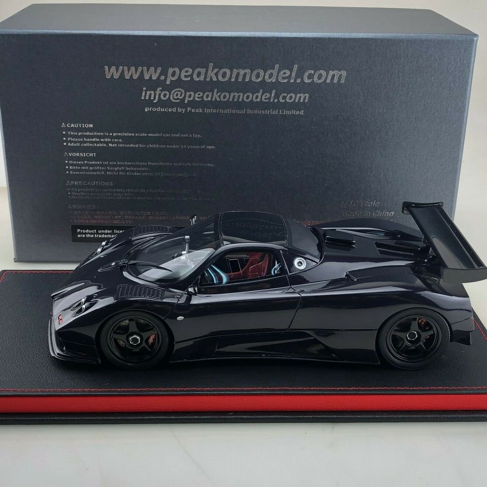 1/18 Peako Pagani Zonda C12 Monza Purple Carbon - 【MR BBR MakeUp LOOKSMART  D&Gなどのミニカー専門店】 ヴェルデ