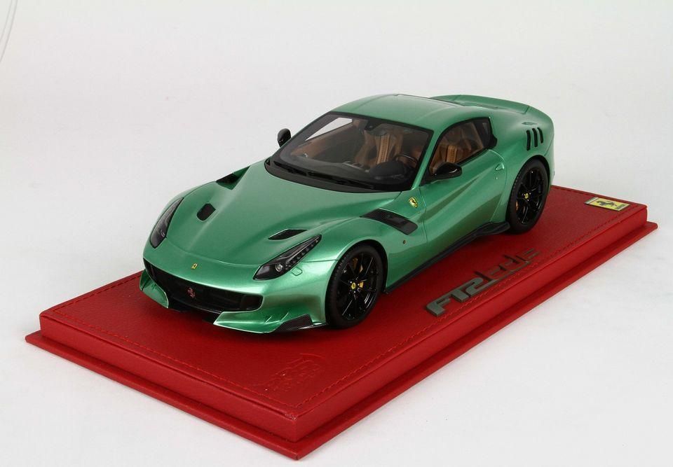 1/18 BBR Ferrari F12 TDF 2015 Met mint - 【MR BBR MakeUp