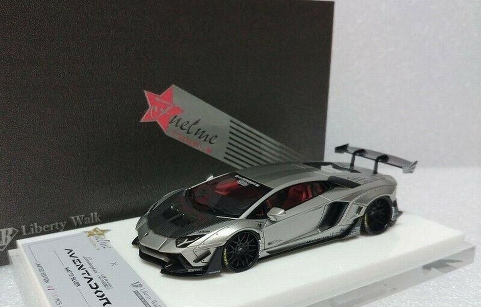 1/43 FUELME MODEL LB Works Lamborghini Aventador LP700 2.0 Matte Silver -  【MR BBR MakeUp LOOKSMART D&Gなどのミニカー専門店】 ヴェルデ