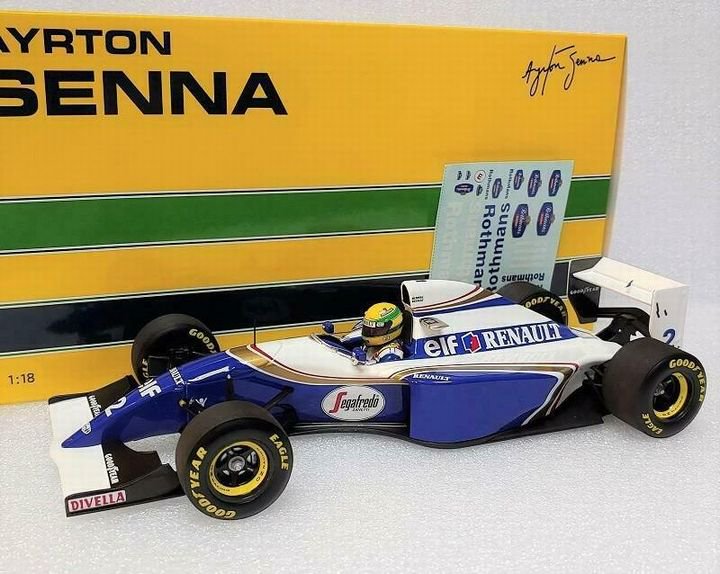 1/18 MINICHAMPS WILLIAMS RENAULT FW16 AYRTON SENNA SAN MARINO F1 ...