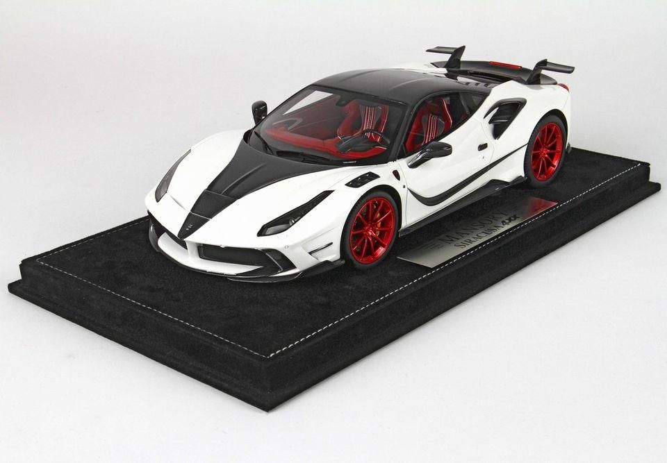 【2024年新作】 PEARL SIRACUSA 4XX MANSORY 1/18 WHITE MakeUp BBR 【MR - 乗用車