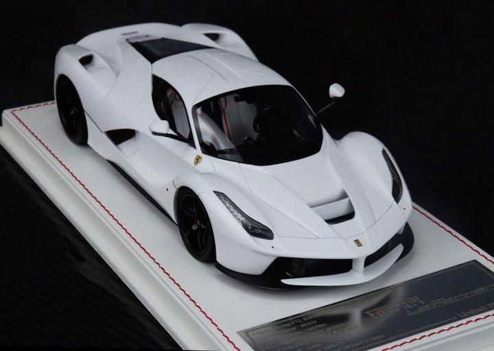 1/18 D&G FERRARI LAFERRARI WHITE , WHITE ROOF - 【MR BBR