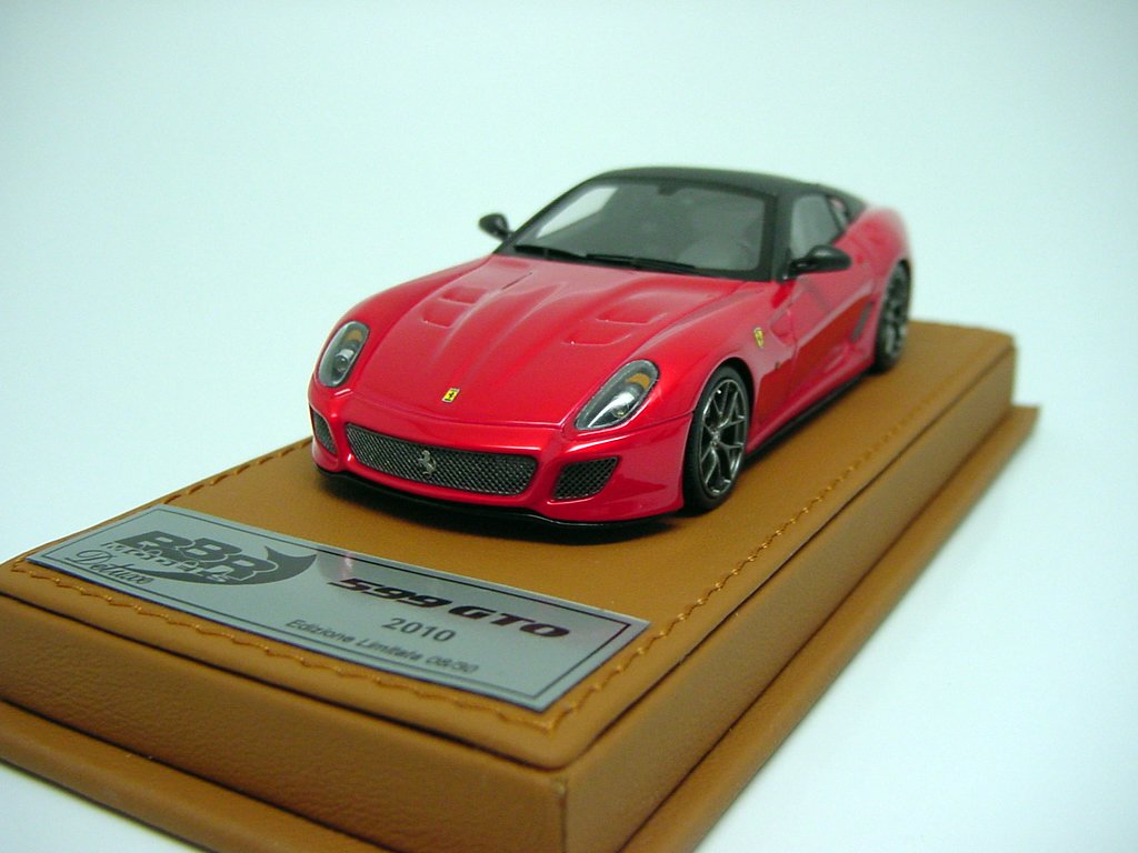 1/43 BBR Ferrari 599 GTO 2010 Red/Grey - 【MR BBR MakeUp LOOKSMART 