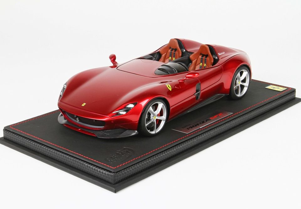 1/18 BBR Ferrari Monza SP2 metallic red Portofino - 【MR BBR MakeUp  LOOKSMART D&Gなどのミニカー専門店】 ヴェルデ