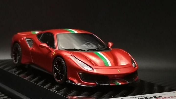 FERRARI 488 PISTA 1:43スケール モデルカー 1/43 スーパーカーコレクションばらし Ferrari 488 Pista 2018