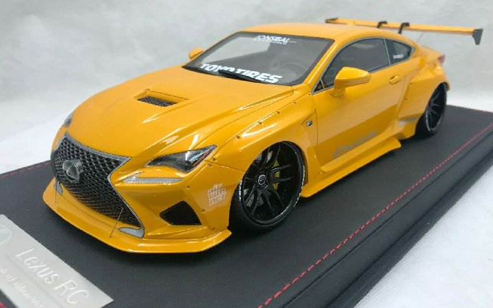 1/18 Toyota Lexus RC Pandem Liberty walk in Metallic Yellow - 【MR BBR  MakeUp LOOKSMART D&Gなどのミニカー専門店】 ヴェルデ