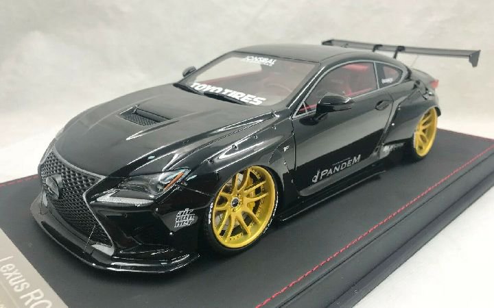 1/18 Toyota Lexus RC Pandem Liberty walk Gloss Black - 【MR BBR MakeUp  LOOKSMART D&Gなどのミニカー専門店】 ヴェルデ