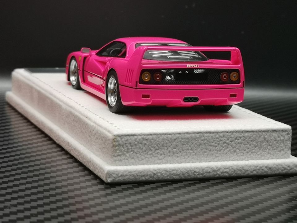 1/43 Scm models Ferrari F40 Pink - 【MR BBR MakeUp LOOKSMART D&Gなどのミニカー専門店】  ヴェルデ