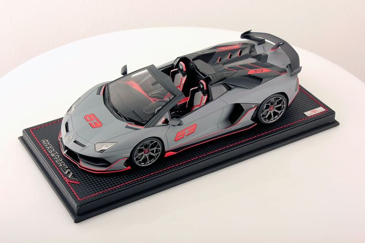 1/18 MR Lamborghini Aventador SVJ Roadster Launch Version #63 - 【MR BBR  MakeUp LOOKSMART D&Gなどのミニカー専門店】 ヴェルデ