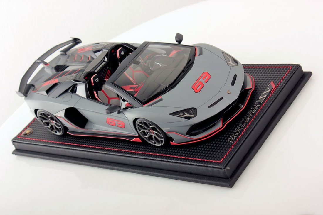 1/18 MR Lamborghini Aventador SVJ Roadster Launch Version #63