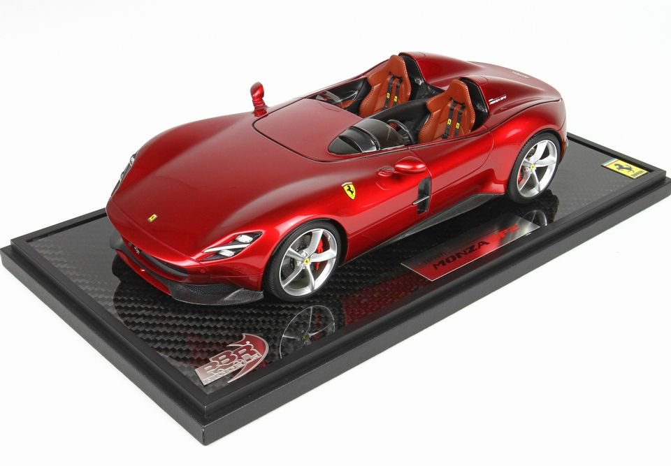 1/18 BBR Ferrari Monza SP2 red magma - 【MR BBR MakeUp LOOKSMART  D&Gなどのミニカー専門店】 ヴェルデ