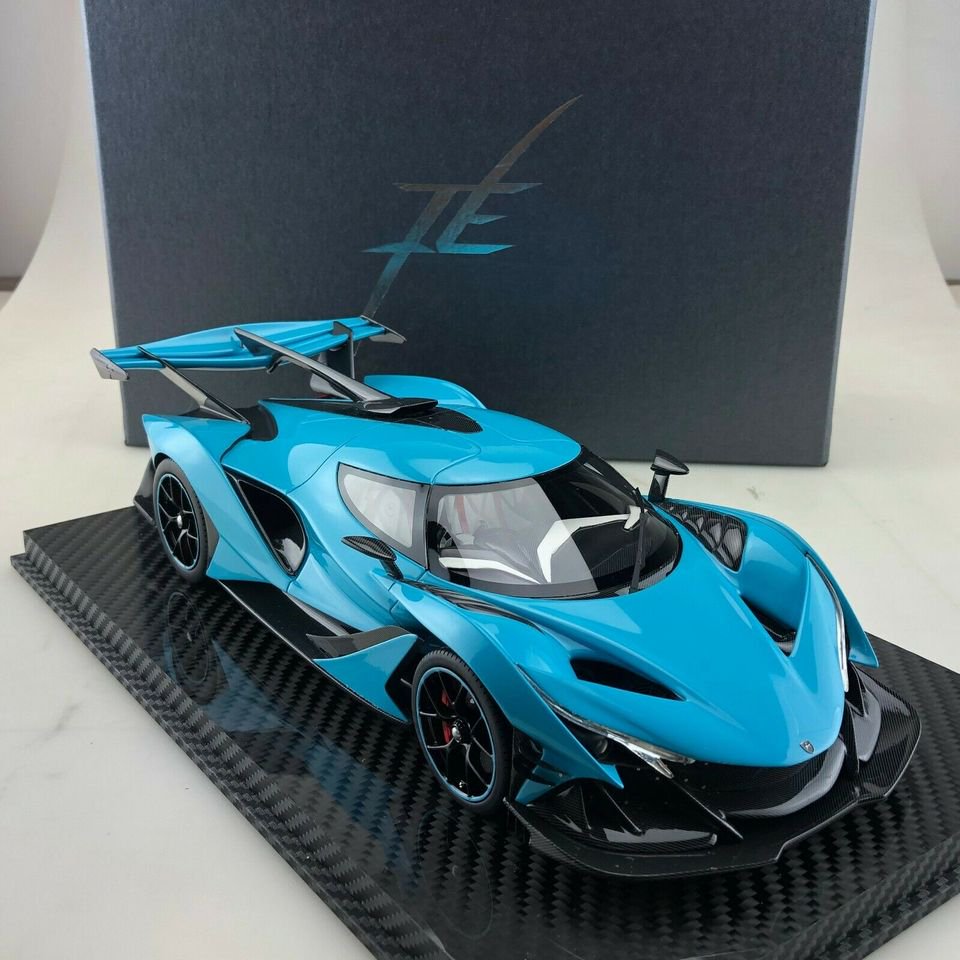 1/18 Peako Apollo IE Intensa Emozione Baby Blue with Carbon Base - 【MR BBR  MakeUp LOOKSMART D&Gなどのミニカー専門店】 ヴェルデ