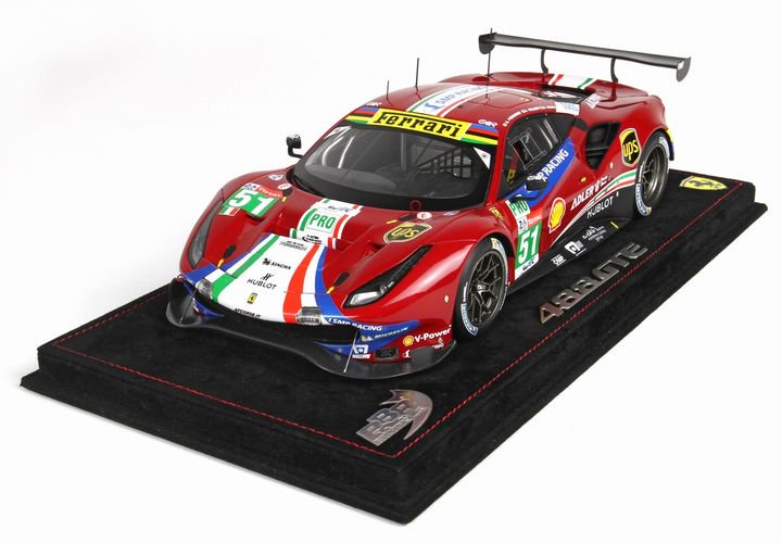 1/18 BBR Ferrari 488 GTE Team AF Corse #51 - 【MR BBR MakeUp