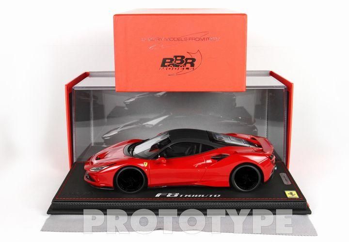 1/18 BBR Ferrari F8 Tributo Red Scuderia - 【MR BBR MakeUp