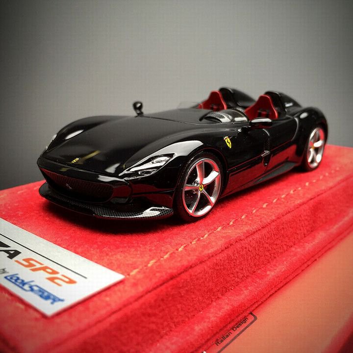 1/43 Looksmart Ferrari Monza SP2 Nero black - 【MR BBR MakeUp LOOKSMART  D&Gなどのミニカー専門店】 ヴェルデ