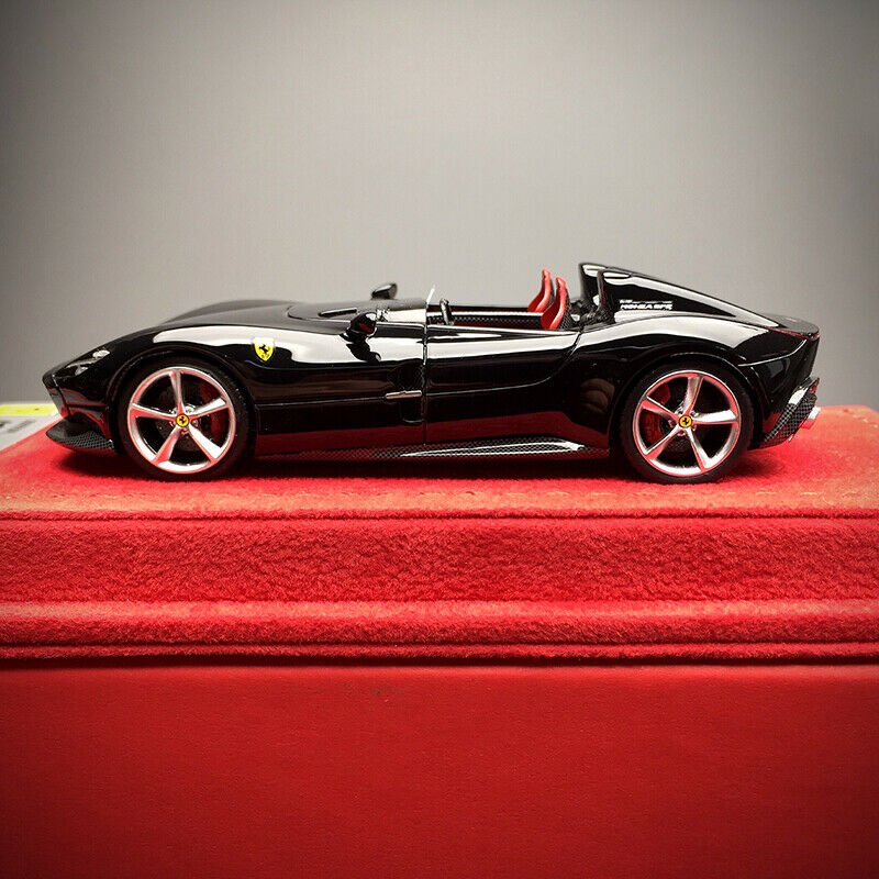 1/43 Looksmart Ferrari Monza SP2 Nero black - 【MR BBR MakeUp LOOKSMART  D&Gなどのミニカー専門店】 ヴェルデ