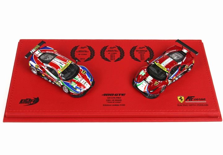 1/43 BBR Ferrari 488 GTE AF Corse - 【MR BBR MakeUp LOOKSMART D&G 