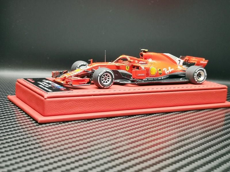1/43 BBR FERRARI SF71H GP SPA RAIKKONEN DELUXE Red LEATHER
