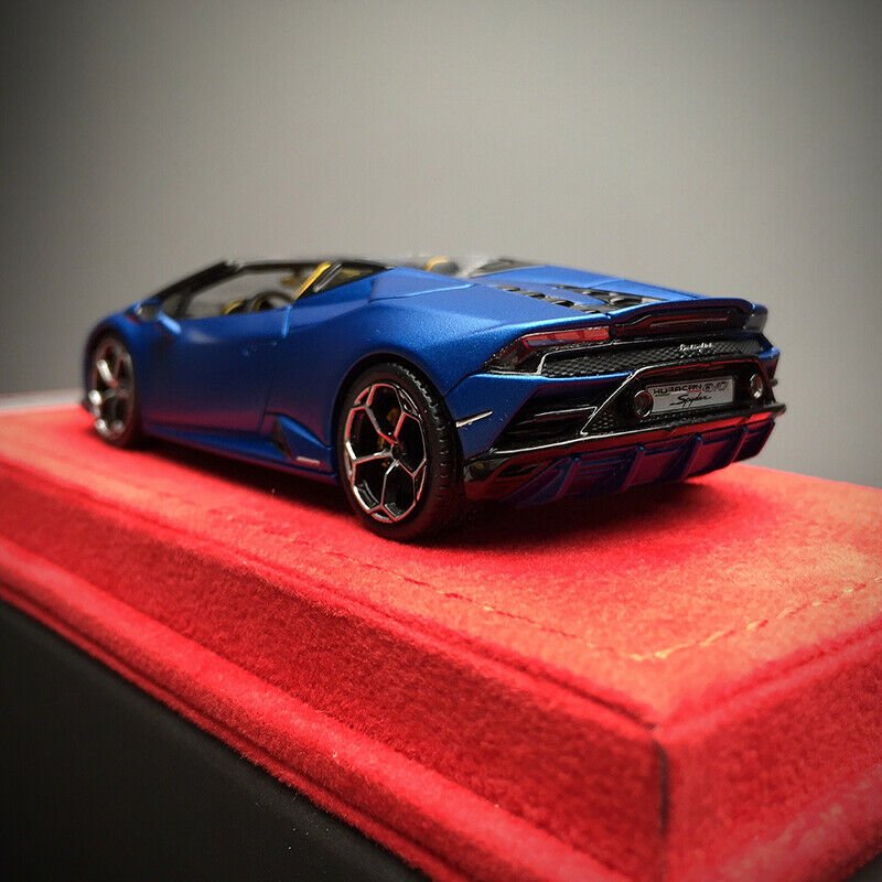 1/43 Looksmart Lamborghini Huracan EVO spyder Matt Blue Aegues - 【MR BBR  MakeUp LOOKSMART D&Gなどのミニカー専門店】 ヴェルデ