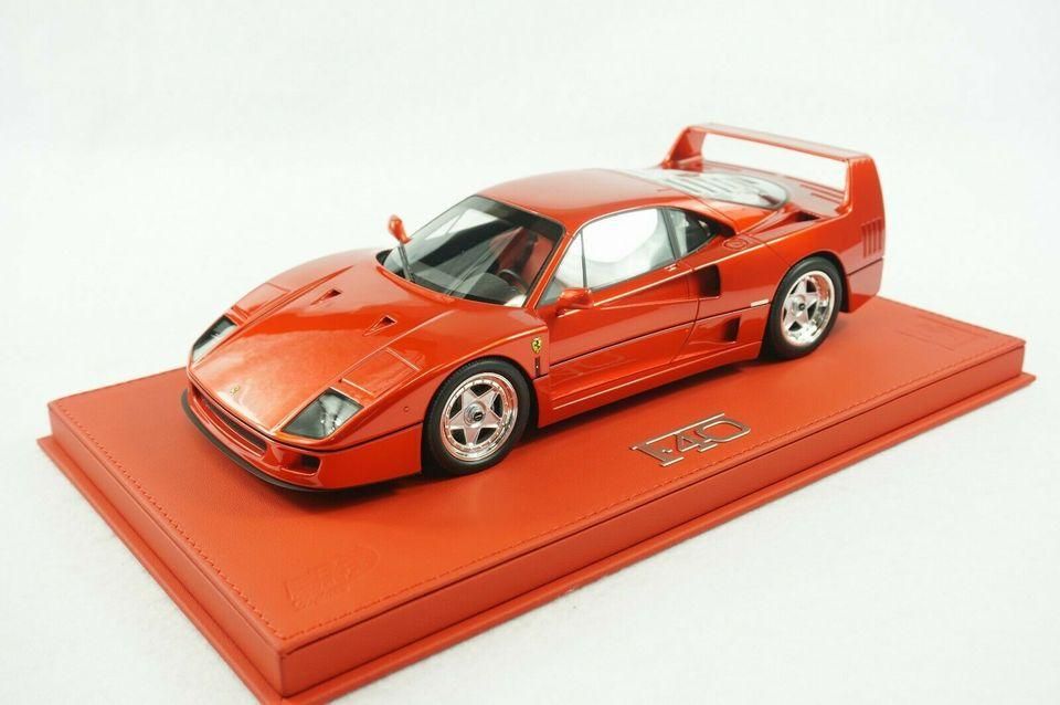 1/18 BBR FERRARI F40 STREET F1 2007 RED METALLIC DELUXE RED