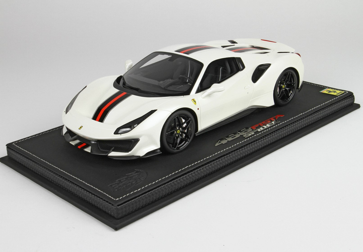 ミニカー BBR Ferrari 488 Pista Spider 1/18 BBR FERRARI 488 PISTA SPIDER ITALIA WHITE DELUXE WHITE