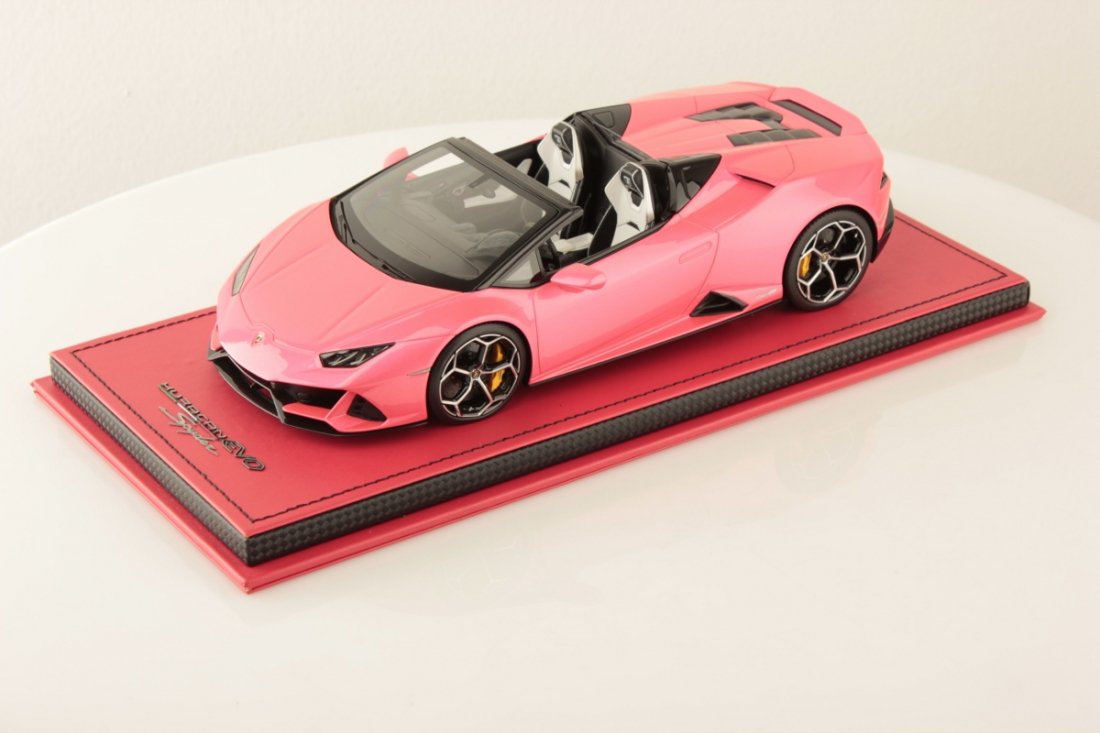 1/18 MR Lamborghini Huracan EVO Spyder Metallic Pink - 【MR BBR