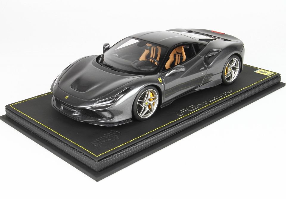 1/18 BBR Ferrari F8 Tributo Silverstone Grey - 【MR BBR MakeUp LOOKSMART  D&Gなどのミニカー専門店】 ヴェルデ