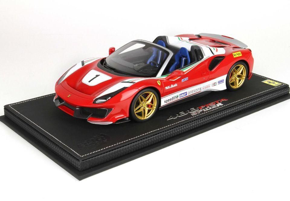 1/18 BBR Ferrari 488 Pista Spider Special Version Lauda