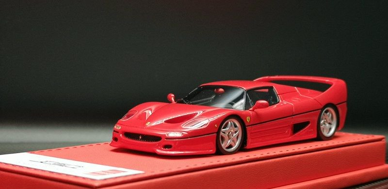 1/43 Scm Model FERRARI F50 Rosso Corsa - 【MR BBR MakeUp LOOKSMART  D&Gなどのミニカー専門店】 ヴェルデ