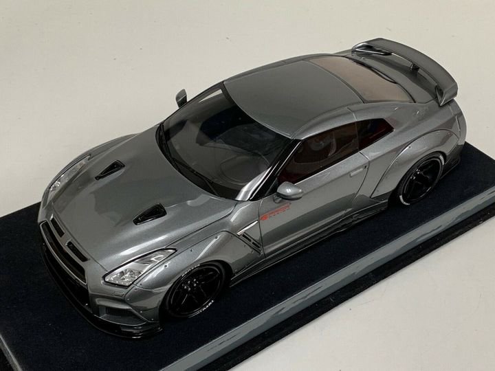 1/18 GT Spirit Nissan GTR Prior Design from 2015 Grey Custom Black Wheels.  - 【MR BBR MakeUp LOOKSMART D&Gなどのミニカー専門店】 ヴェルデ