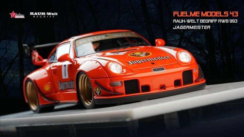 1/43 FUELME MODELS PORSCHE 993 RWB Pearl Orange - 【MR BBR MakeUp