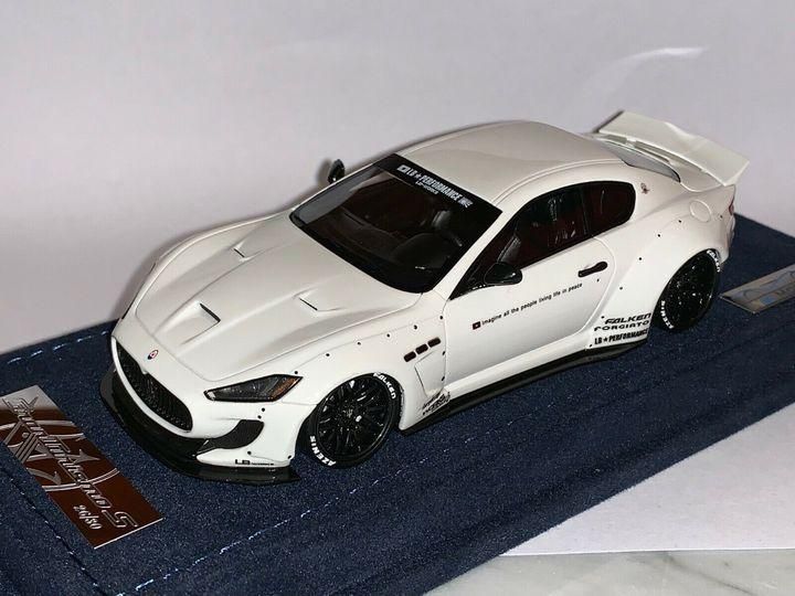 1/43 YM/AB Models Maserati Granturismo Gloss White with a Black Wheels. -  【MR BBR MakeUp LOOKSMART Du0026Gなどのミニカー専門店】 ヴェルデ