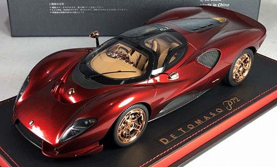 1/18 Peako De Tomaso P72 Soul Red - 【MR BBR MakeUp LOOKSMART D&Gなどのミニカー専門店】  ヴェルデ