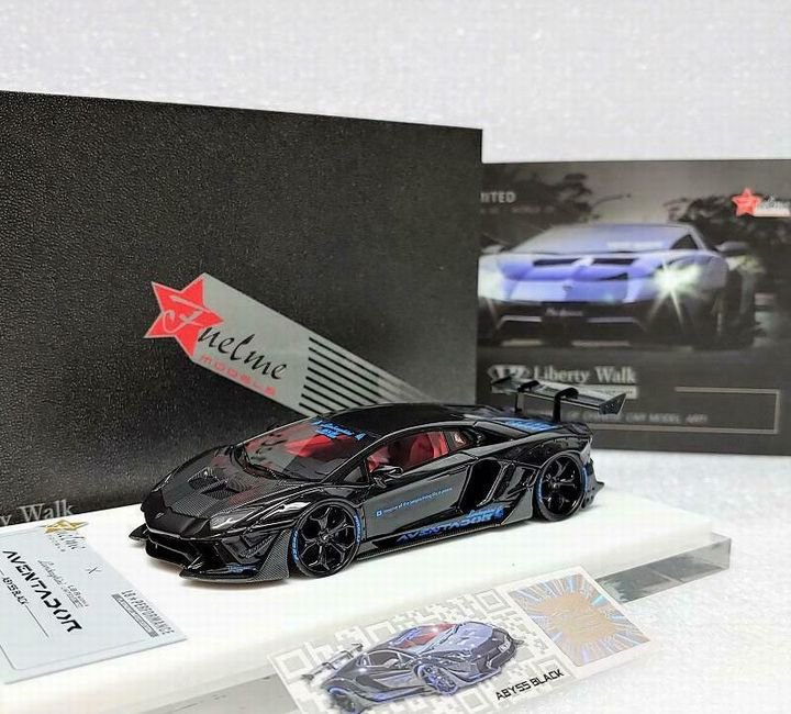 1/43 FUELME MODEL LB Works Aventador 50th Limited Edition Abyss Black - 【MR  BBR MakeUp LOOKSMART D&Gなどのミニカー専門店】 ヴェルデ