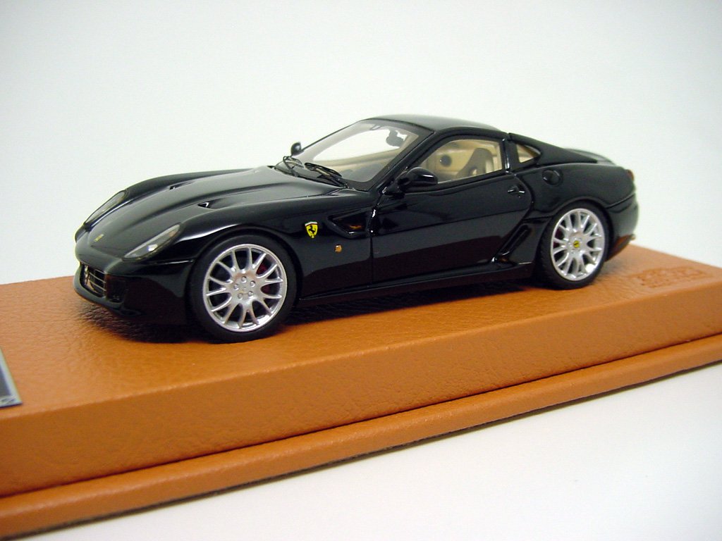 1/43 BBR Ferrari 599 GTB Fiorano 2006 Black - 【MR BBR MakeUp