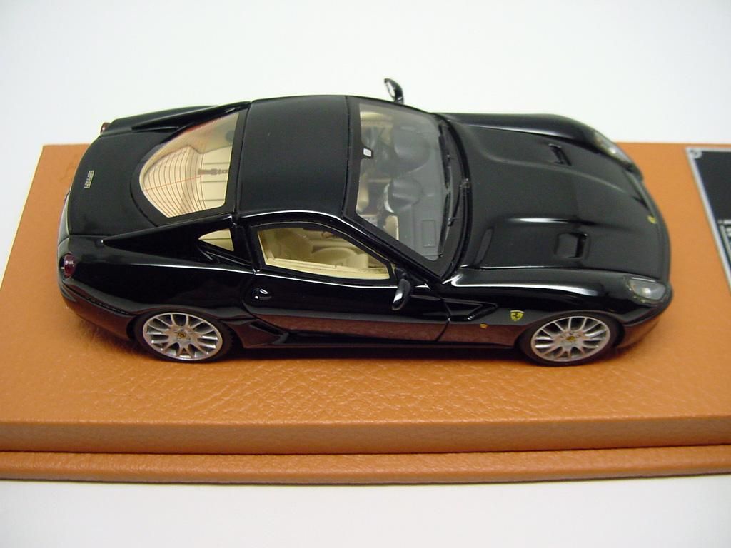 1/43 BBR Ferrari 599 GTB Fiorano 2006 Black - 【MR BBR MakeUp LOOKSMART  D&Gなどのミニカー専門店】 ヴェルデ