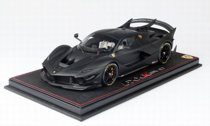 1/18 BBR Ferrari FXXK EVO Matt Black - 【MR BBR MakeUp LOOKSMART  D&Gなどのミニカー専門店】 ヴェルデ