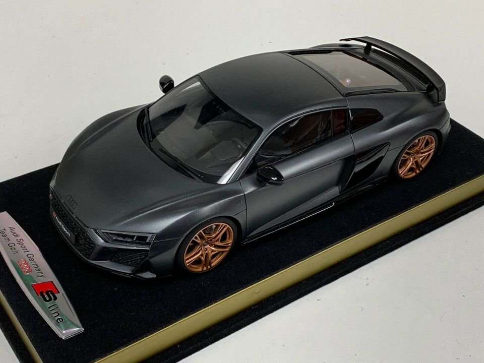 1/18 GT Spirit AUDI R8 Decennium 2019 Matt Daytona grey - 【MR BBR MakeUp  LOOKSMART D&Gなどのミニカー専門店】 ヴェルデ