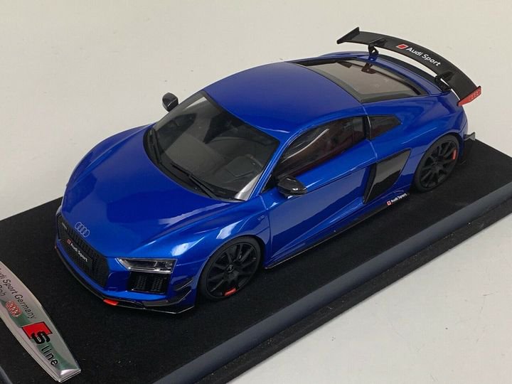 1/18 GT Spirit Audi R8 Performance Parts Are Blue - 【MR BBR MakeUp  LOOKSMART D&Gなどのミニカー専門店】 ヴェルデ