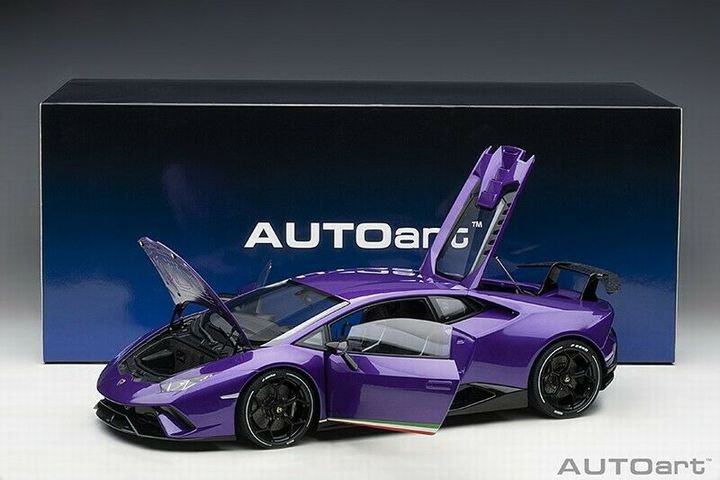 1/12 Autoart LAMBORGHINI HURACAN PERFORMANTE VIOLA PASIFAE/PEARL