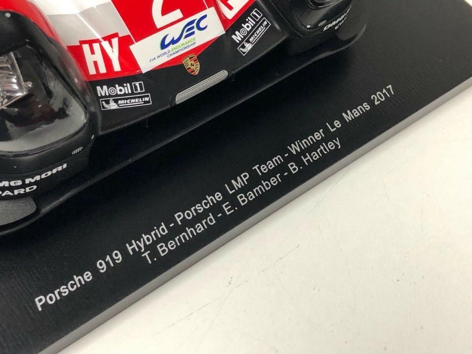 1/12 Spark Porsche 919 Hybrid winner of 2017 24 Hours of 1/12 Spark Porsche 919 Hybrid winner of 2017 24 Hours of