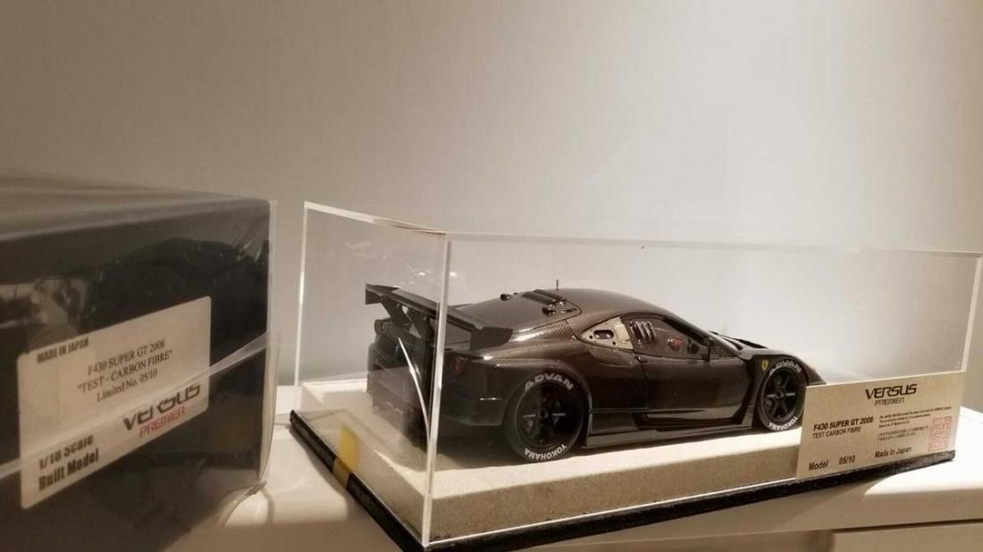 1/18 Versus Ferrari F430 Super GT 2008 Gloss Test Carbon