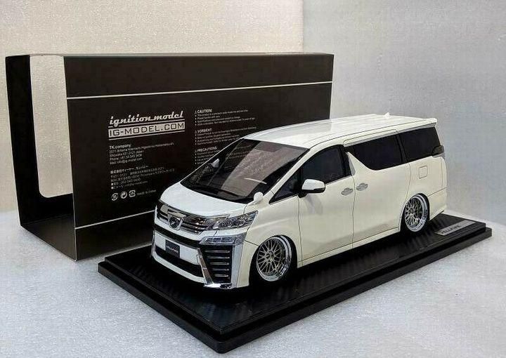 1/18 Ignition Model Toyota Vellfire (30) ZG White - 【MR BBR