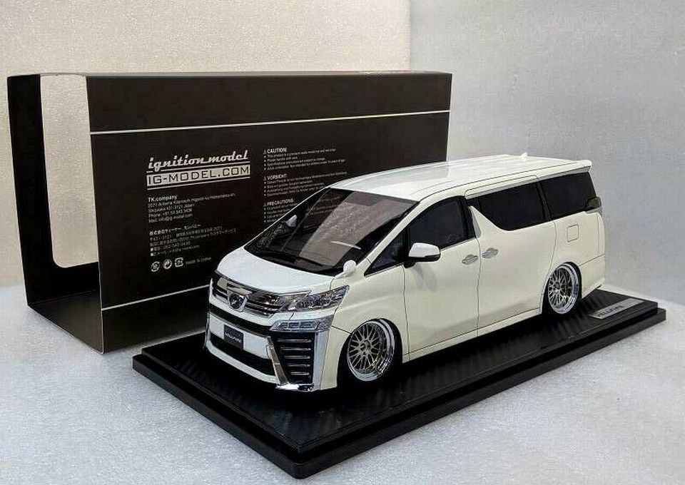 1/18 Ignition Model Toyota Vellfire (30) ZG White - 【MR BBR MakeUp  LOOKSMART D&Gなどのミニカー専門店】 ヴェルデ