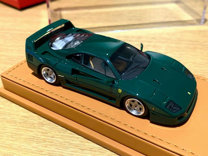 1/43 Scm model Ferrari F40 Irish Green - 【MR BBR MakeUp LOOKSMART  D&Gなどのミニカー専門店】 ヴェルデ
